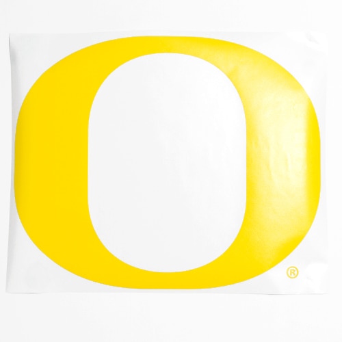 Classic Oregon O, Potter Decals, Decal - Transfer Decals, Home & Auto, 22"x27", RV sized, 140161, Yellow